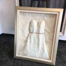 I Had My Wedding Dress Framed At Longenbaker S They Did An Amazing Job Wedding Dress Storage Ideas Display Diy Wedding Dress Preservation Wedding Dress Frame