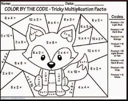 Color By Number Multiplication Math Coloring Worksheets Fun Math Worksheets Addition Coloring Worksheet