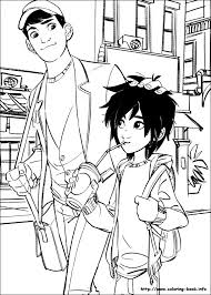 Your kids will increase their vocabulary by learning about different anima. Big Hero 6 Coloring Picture