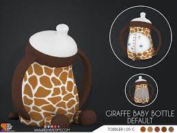 December 2017 in the sims 4 general discussion. Giraffe Pacifier Baby Bottle Default At Redheadsims The Sims 4 Catalog