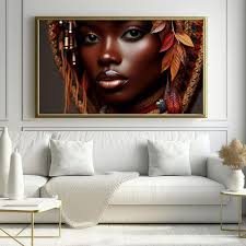 African American Autumn Wall Art, Ethnic Wall Art, Brown Skin Art, Black  Woman Wall Art, Black Girl Magic Art, Black Woman Poster