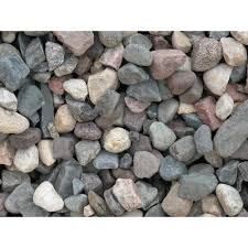 You may choose a gentle slope of a. River Cobble 103787 The Home Depot