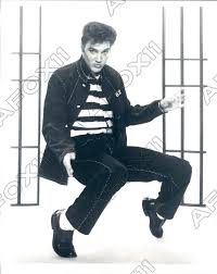 King Of Rock &amp; Roll Elvis Presley in Jailhouse Rock Dance Move ...