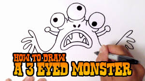 It is so much fun! How To Draw A Monster Step By Step For Kids Youtube
