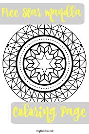 You will find the best coloring pages at funnycoloring.com! Free Star Mandala Coloring Page Crafts On Sea