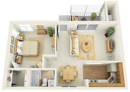 See more ideas about one storey house, house plans, house. 20 One Bedroom Apartment Plans For Singles And Couples Home Design Lover