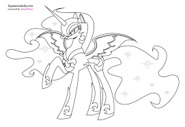 Nightmare Moon Coloring Pages My Little Pony Coloring Moon Coloring Pages Unicorn Coloring Pages