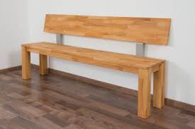 Baumkanten bank mit lehne wildeiche massiv. Sitzbank Holz Mit Lehne