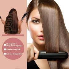 Heute zeige ich dir 6 einfache und schnelle techniken, locken mit einem glätteisen zu machen damit deine feinen haare textur und volumen bekommen! Pro Glatteisen Locken Und Glatten Haarglatter Kaufland De