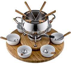 Silverbird dev 2 years ago 2.2 k. Style N Cook Alexa Fondue Set Induction Stainless Steel Wood 18 Cm Amazon De Home Kitchen