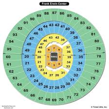 Frank Erwin Center Seating Charts Games Answers Cheats