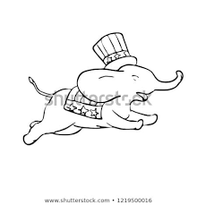 Black And White Striped Flag With Stars Illustration Graphics Showing A Drawing Of An Elephant Mascot Wearing American Stars And Stripes Flag Top Hat Jumping On Drawings Illustration Mascot