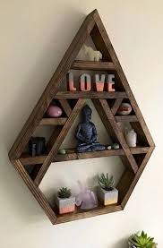 Chakra Large Crystal Display Shelf Crystal Display Shelf Crystal Shelves Decor Easy Home Decor