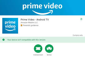 The same thing applies here with amazon prime. Amazon Prime Video For Android Tv Has Launched On The Play Store