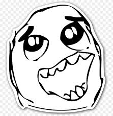 Poker face meme, internet meme rage comic know your meme, okay face meme, comics, ink png. Rage Face Happy Daaah Sticker Meme Faces Cut Out Png Image With Transparent Background Toppng