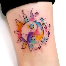 421 Eye Catching Forearm Tattoo Ideas Yin Yang Tattoos Sun Tattoos Small Watercolor Tattoo