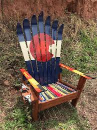 Ski Patrol Swiss Army Swiss Flag Hand Painted Adirondack Ski Etsy Adirondack Adirondack Chair Skiing