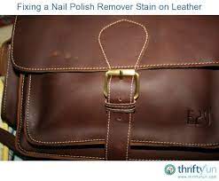Fixing Nail Polish Remover Stains On Leather Nail Polish Remover Fix Nail Polish Nail Polish