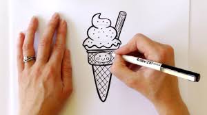 How To Draw An Ice Cream Cone Quick And Easy Bullet Journal Doodle Ideas Bujotiger Zooshii Youtube