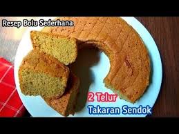 Apakah anda tertarik untuk mencoba resep bolu panggang? Resep Bolu Sederhana 2 Telur Takaran Sendok Youtube