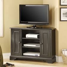 Oriental chinoiseries distressed flower black low tv console cabinet cs5902. Stylish Espresso Tall Corner Tv Stand With Two Single Stands For Bedroom Flat Screens Extra High Boy Drawers In And Cabinets Apppie Org