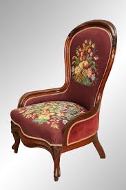Antique Victorian Needlepoint Lady S Chair Found On Rubylane Com Victorian Home Decor Furniture Chair