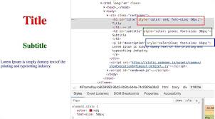 We should always prefer css classes to style. Setting Css Styles With Javascript Soshace Soshace