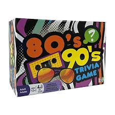 Relive the decade that brought us rollerblades, slap bracelets and pogs with 40 . 80 S 90 S Trivia Game Fun Questions Game Featuring 1980 S And 1990 S Trivia Questions Ages 12 Pricepulse