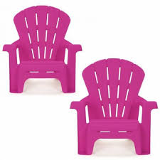 Garden Chair Bright Pink 2 Pack Bundle Kids Patio Furniture Garden Chairs Kids Picnic Table