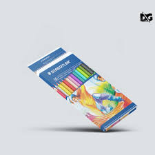 Download Free Pencil Box Packaging Mockup
