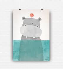 Decorate your walls with hippo canvas prints from zazzle! Wall Art Art Print Kids Room Decor Nursery Decor Hippo Poster Illustration Printable Art Digital File For Instant Download Animal Canvas Art Nursery Wall Art Wall Art Prints