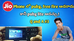 Jio phone runs on kaios which is not a compatible platform for pubg mobile. Jio Phone à°² Pubg Free Fire à°…à°¡à°° à°¦ à°• à°¨ Pubg Lite à°†à°¡à°š à°š Q And A 3 Golectures Online Lectures