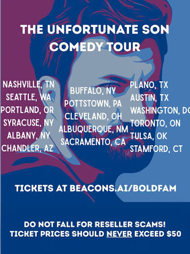 This fall tour will complete TWO YEARS of being back on stage performing  live comedy. The last few years has been a whirlwind of uncertainty. I quit  a high paying corporate job