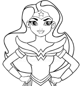Ausmalbilder Dc Superhero Girls
