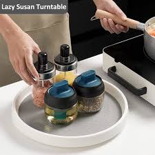 Lazy Susan Spinner, Spinning Plate, 1 stk. skap pantry spinner,
