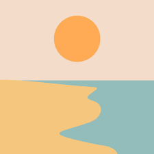 Ocean Sunset Sunrise Ii Throw Pillow By Colour Poems Cover 16 X 16 With Pillow Insert Indoor In 2021 Easy Canvas Art Simple Canvas Paintings Small Canvas Art