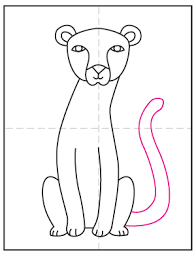 Learn how to draw cheetah simply by following the steps outlined in our video lessons. How To Draw A Cheetah Art Projects For Kids