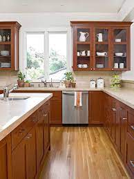 Closer look at the finished cabinet door. Understanding Wood Cabinet Finishes Better Homes Gardens
