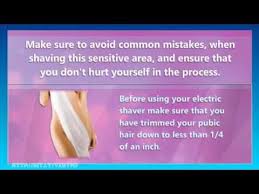 The pubic hair guide for men. Guide To Shaving Pubic Hair Female Electric Shaver Youtube