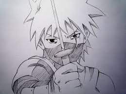 Today i will show you how to draw this famous naruto with easy to follow steps. Hatake Kakashi Child Naruto Drawings Naruto Sketch Drawing Kakashi Tattoo