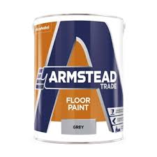 Armstead Trade Floor Paint Grey 5 Litre
