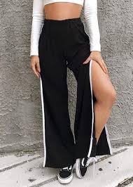 Calça Moletom Com Listra Do Lado Pin Em Looks
