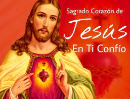 Sagrado corazón de jesús en vos confío. Oracion Al Sagrado Corazon De Jesus En Ti Confio Facebook