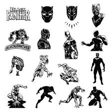 See more ideas about spiderman printables, spiderman, spiderman party. Black Panther Svg Eps Png Jpg Cliparts Printable Silhouette And Cricut File Black Panther Panther Superhero Art