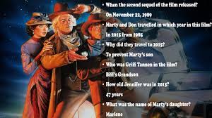 The more questions you get correct here, the more random knowledge you have is your brain big enough to g. 90 Back To The Future Trivia Questions And Answers