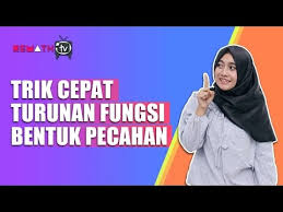 Check spelling or type a new query. Cara Menyelesaikan Turunan Fungsi Bentuk Pecahan Dengan Trik Cepat Youtube