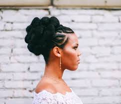 Emilie simon braided updo hairstyles. 30 Elegant Black Hair Updos For Weddings Hairstylecamp