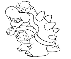 Bowser jr., super mario bros. Super Smash Bros Coloring Pages Coloring Home
