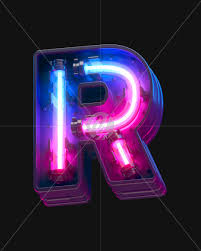 Mockup neon design resources · high quality aesthetic backgrounds and wallpapers, vector illustrations, photos, pngs, mockups, templates and art. R From Ultraviolet Neon Font On Yellow Images Creative Fonts