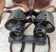 WW2 Binoculars Carl Zeiss Jena 8x30 B C Nr.7 Sr 6547 Romanian Army,  Reticule Eye